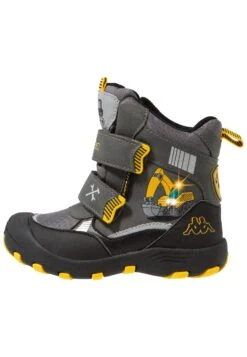 Kappa Road Tex - Botas Para La Nieve - Grey/Yellow