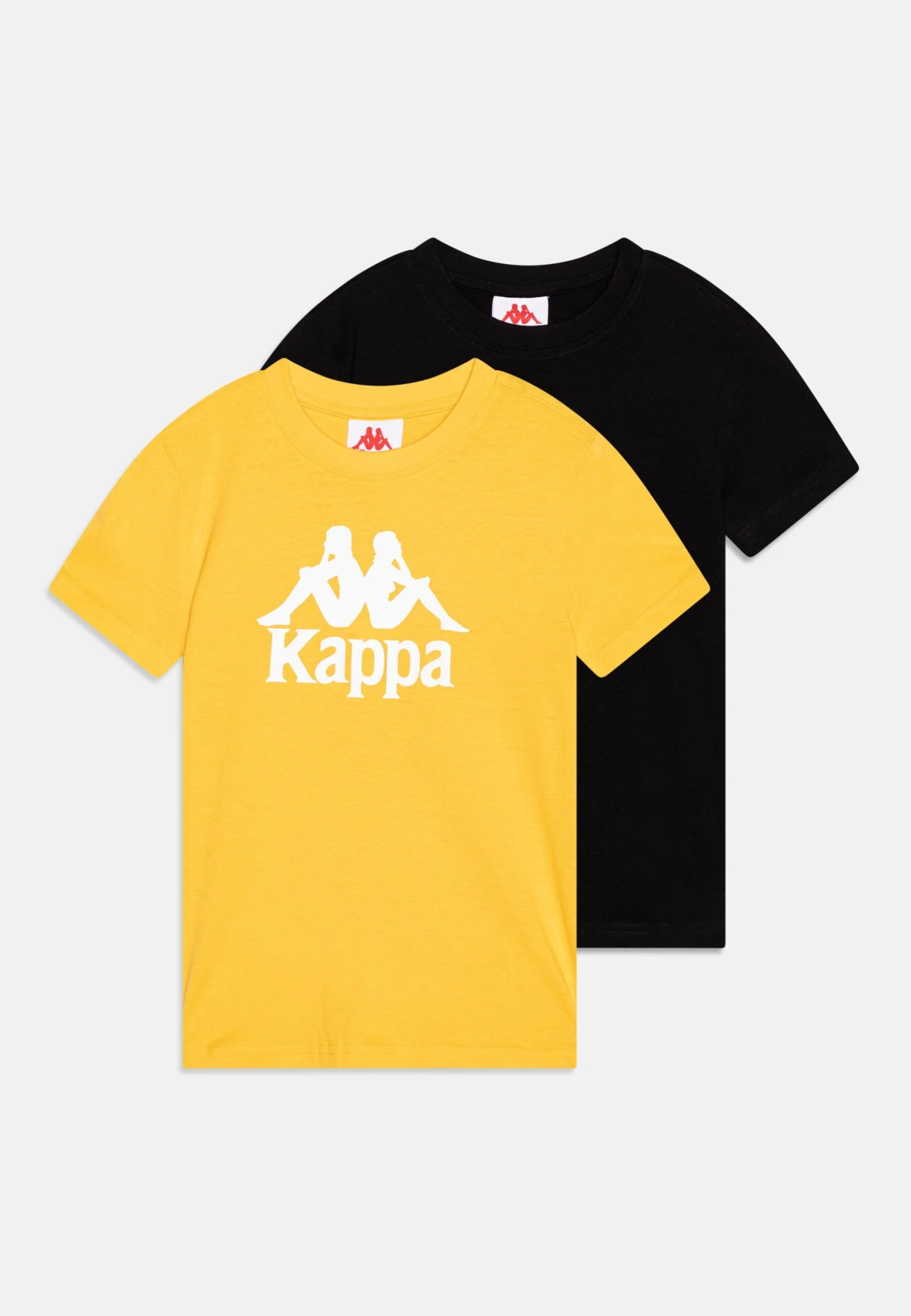 Kappa Basic 2-Pack - Camiseta Estampada - Caviar 1 Kappa Basic 2-Pack - Camiseta Estampada - Caviar