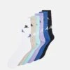 Kappa Crew Socks 6 Pack - Calcetines De Deporte - Adriatic Blue/Brown Rice/Bright White/Lavender Frost/Eggshell Blue/Caviar