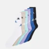 Kappa Crew Socks 6 Pack - Calcetines De Deporte - Adriatic Blue/Brown Rice/Bright White/Lavender Frost/Eggshell Blue/Caviar
