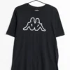 Kappa Camiseta Estampada - Black