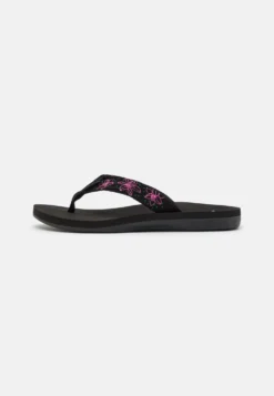 Kappa Lagoon - Sandalias De Dedo - Black/Pink