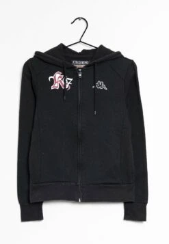 Kappa Sudadera Con Cremallera - Black