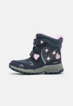 Kappa Adora Tex - Botas Para La Nieve - Navy/Rosé