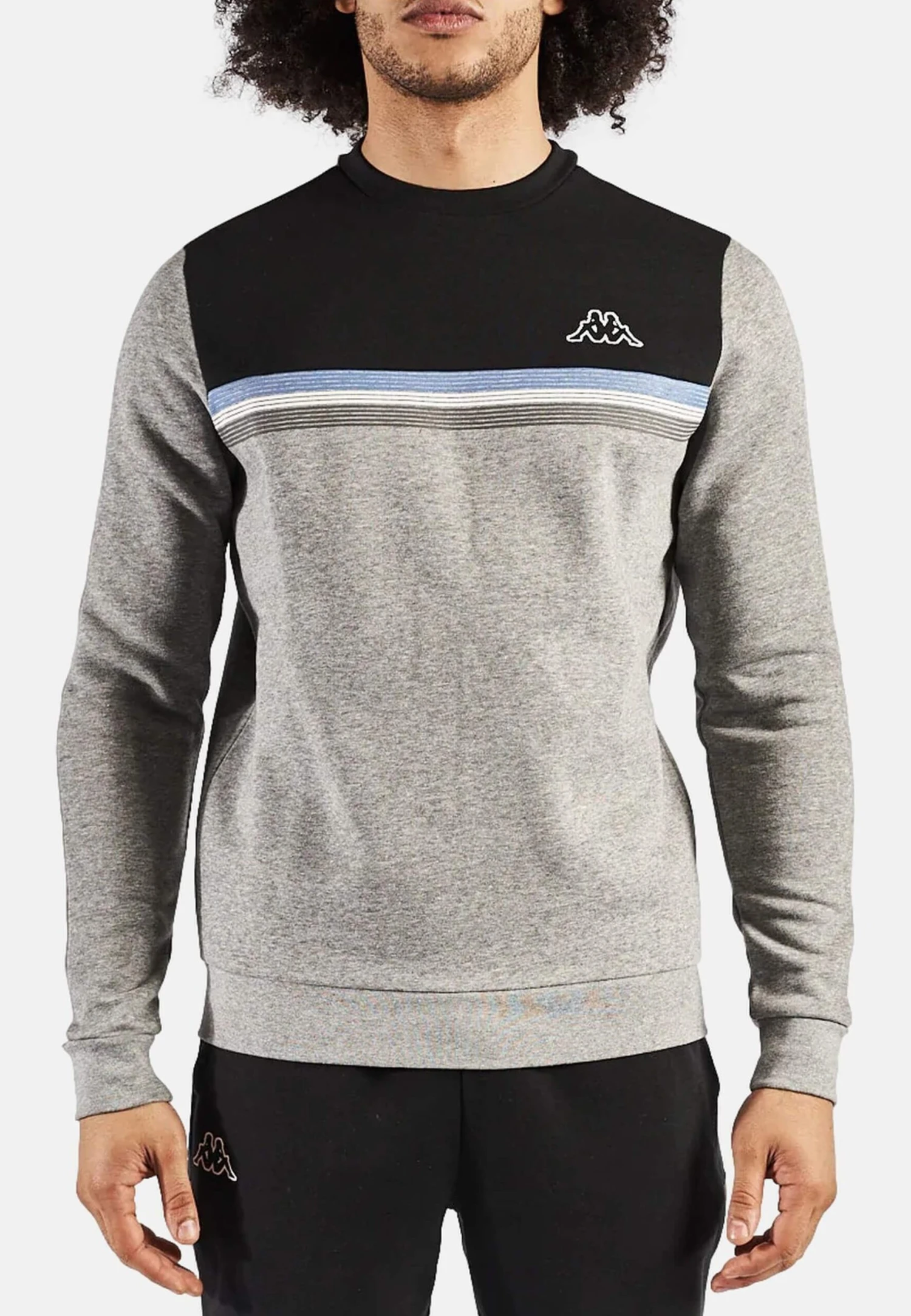 Kappa Irisson Active - Sudadera - Dark Grey Mel Black 1 Kappa Irisson Active - Sudadera - Dark Grey Mel Black