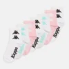 Kappa Veralus 7 Pack - Calcetines De Deporte - Coral Blush/Bright White/Bright White/Stellar/Caviar/Bright White