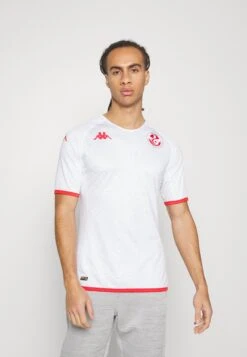 Kappa Kombat Pro 2022 Tunisia Away - Camiseta De Fútbol - White/Red