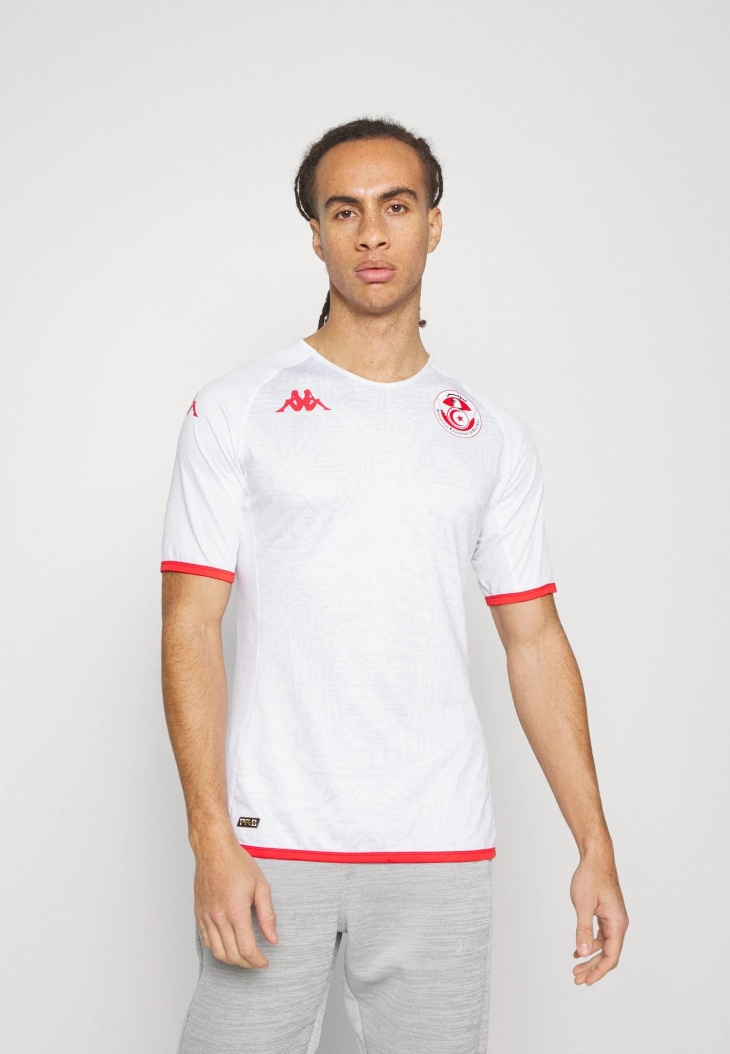 Kappa Kombat Pro 2022 Tunisia Away - Camiseta De Fútbol - White/Red 1 Kappa Kombat Pro 2022 Tunisia Away - Camiseta De Fútbol - White/Red