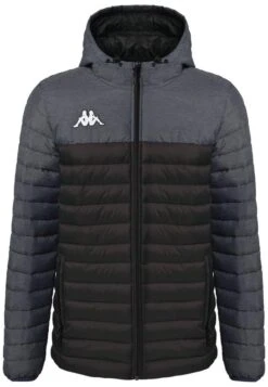 Kappa Lamezio - Chaqueta De Plumas - Black Grey Md Melange