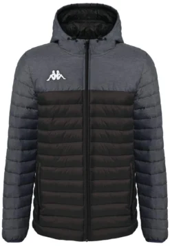 Kappa Lamezio - Chaqueta De Plumas - Black Grey Md Melange