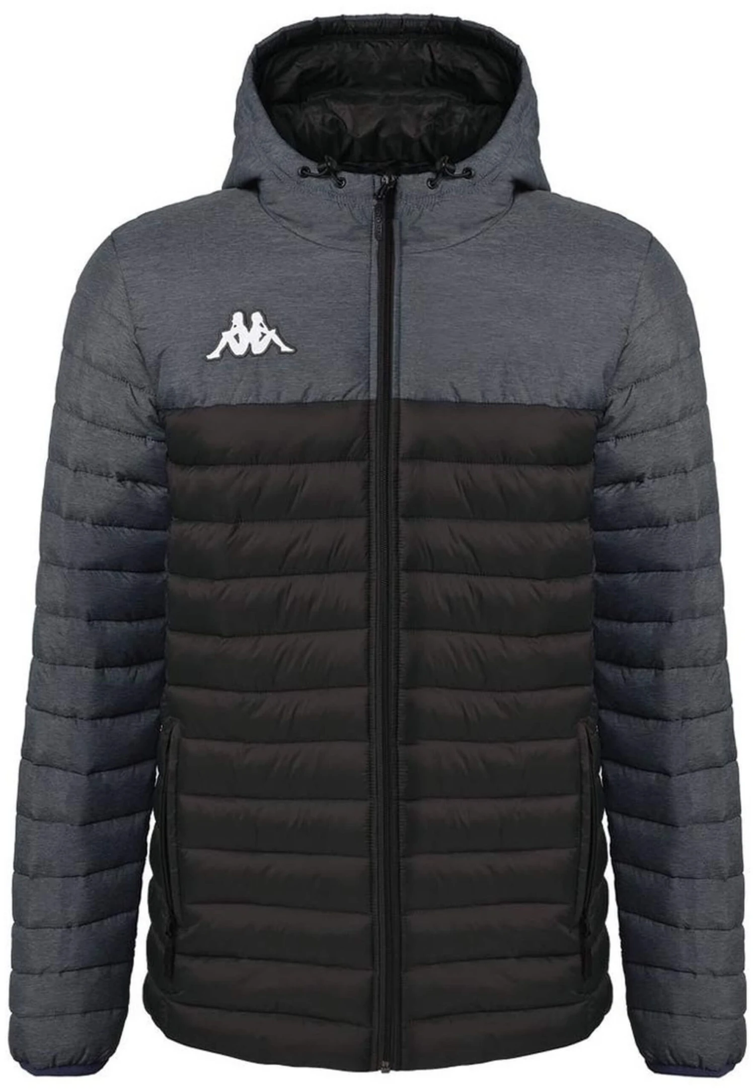 Kappa Lamezio - Chaqueta De Plumas - Black Grey Md Melange 1 Kappa Lamezio - Chaqueta De Plumas - Black Grey Md Melange