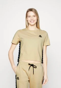 Kappa Camiseta Estampada - Brown Rice